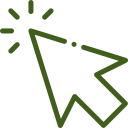 Cursor clicking icon